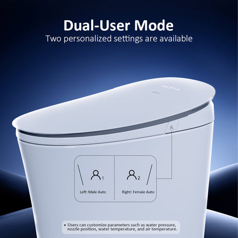 EPLO M1 Smart Elongated toilet Bidet 1000g Power Flush ADA Compliant Heated Seat