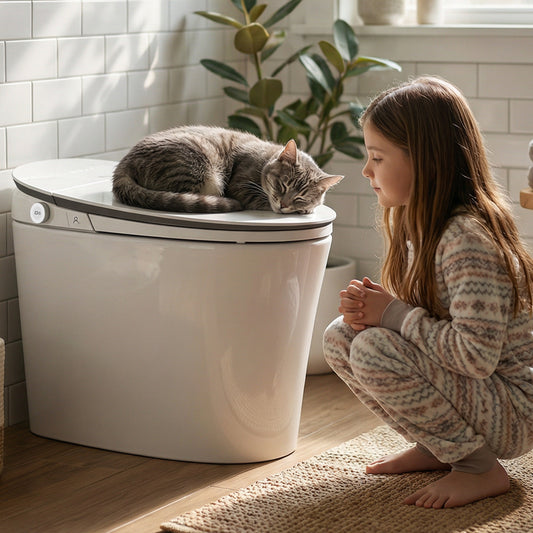 EPLO M1 Smart Elongated toilet Bidet 1000g Power Flush ADA Compliant Heated Seat