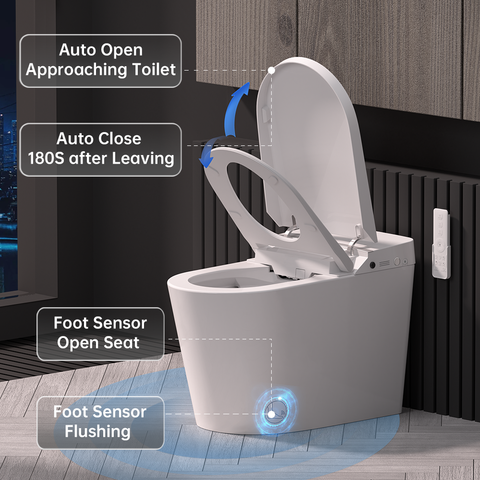 EPLO G20PRO Smart Bidet Toilet 1000g Power Flush WaterSense UVC Sanitize