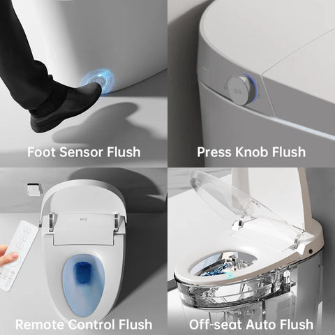 EPLO E18 Smart Toilet with Bidet - One-piece Foam Shield Heated Seat