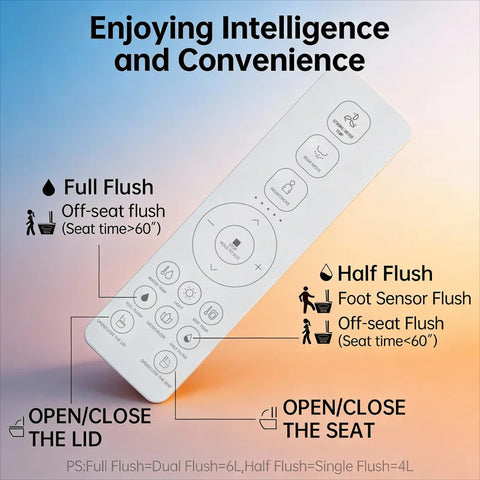 EPLO G20 Smart Bidet Toilet ADA Compliant AUTO Flush Warm Dryer