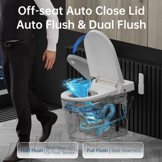 EPLO G20 Smart Bidet Toilet ADA Compliant AUTO Flush Warm Dryer