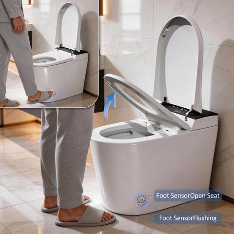 EPLO M3 Smart Elongated toilet Bidet ADA Compliant WaterSense Moving Dryer UVC Sanitize