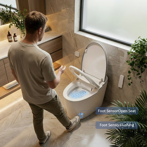 EPLO M1 Smart Elongated toilet Bidet 1000g Power Flush ADA Compliant Heated Seat